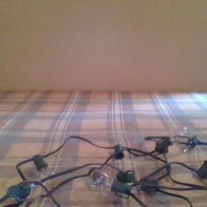 glass light bulb christmas lights